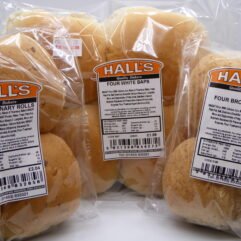 Bread Rolls/Baps - Pack of Four